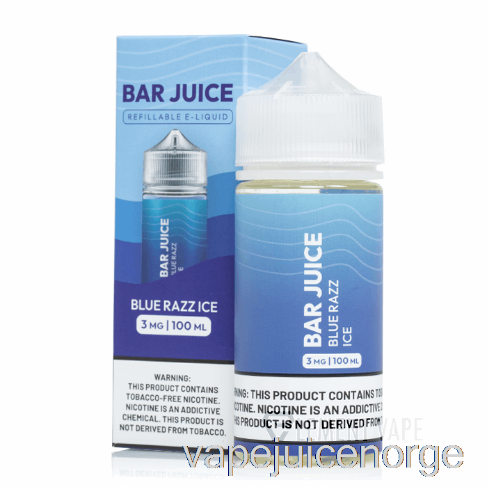 Vape Juice Blue Razz Ice - Bar Juice - 100ml 0mg